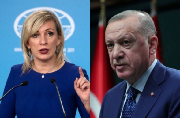 «Анкара не является стороной заявления от 9 ноября 2020 года»: Захарова ответила Эрдогану (видео)